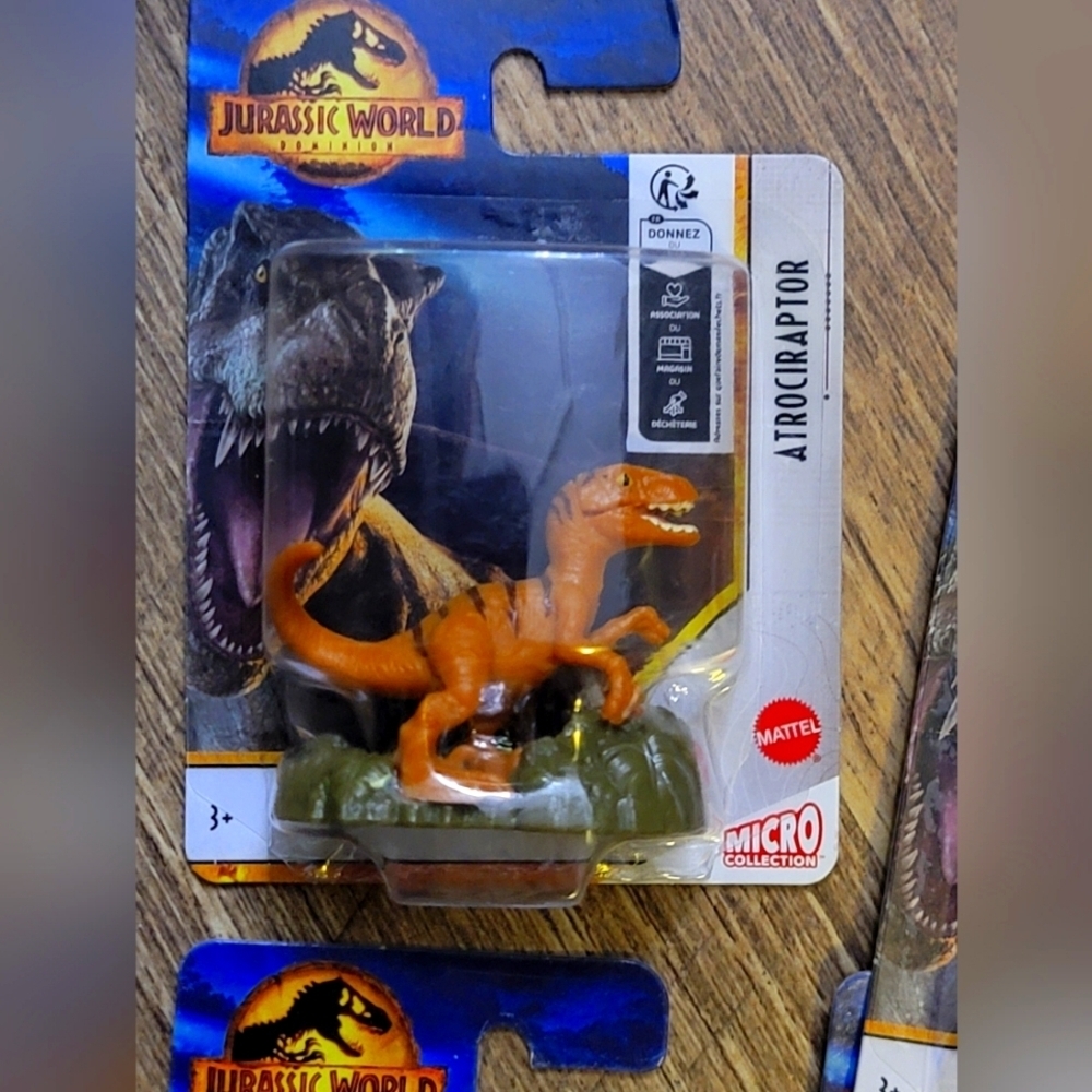 MATTEL Micro Collection JURASSIC WORLD Dominion Dinosaurs complete set - Picture 5 of 8